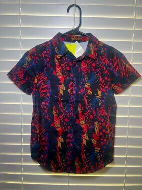 Brand New All in Motion Woven Button Down Shirt, Small 6/7.